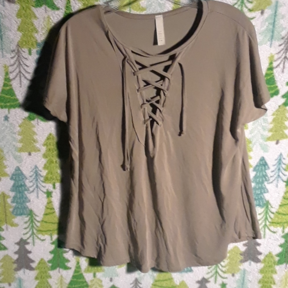 Lace up Shirt
